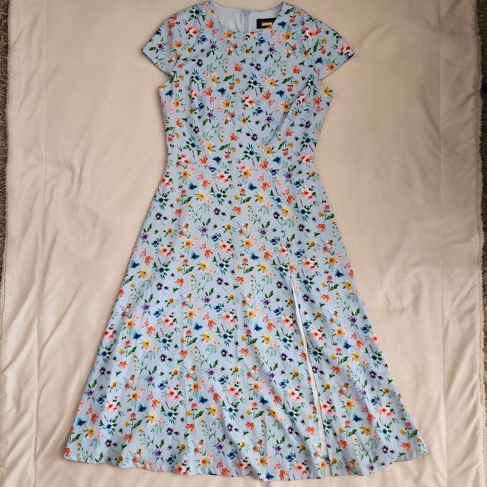Alexia Admore Floral Sleeveless Midi Dress Size 8